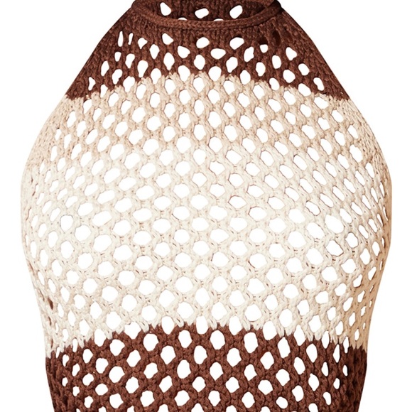 Cream and Brown Crochet Set… Brand New With Tags - Picture 5 of 5